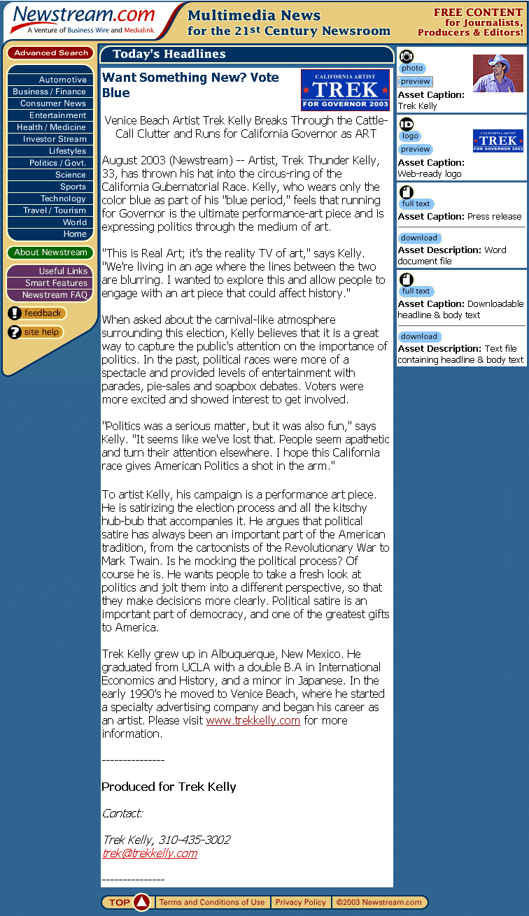 NEWSTREAM/BusinessWire